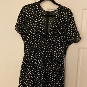 Polka dot romper